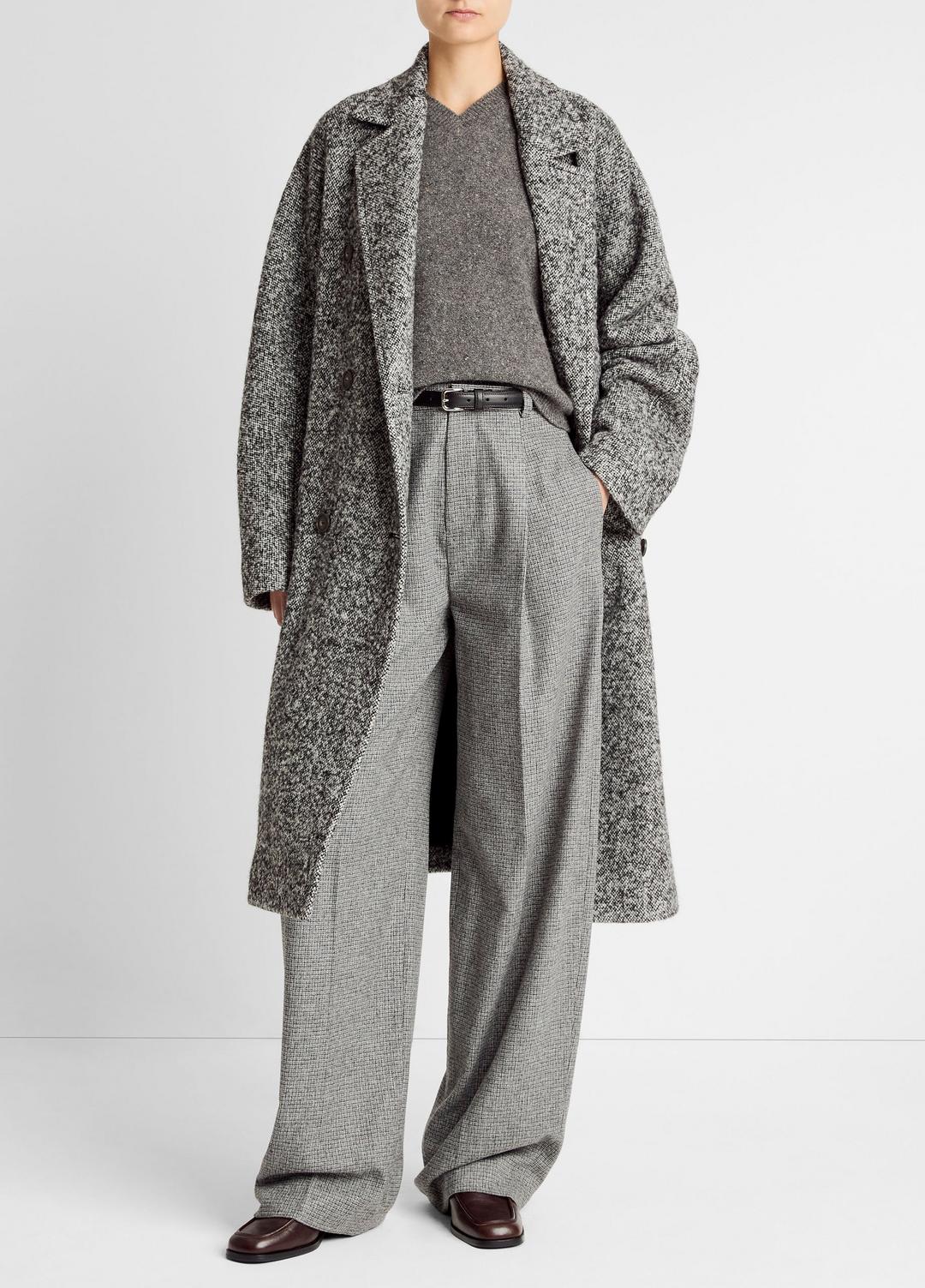 VINCE | Italian Wool-Blend Overcoat in Coats - GREYSTONE