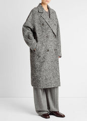 VINCE | Italian Wool-Blend Overcoat in Coats - GREYSTONE