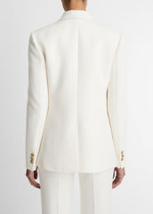 VINCE | Sculptural Tailored Blazer in Blazers - OFF WHITE