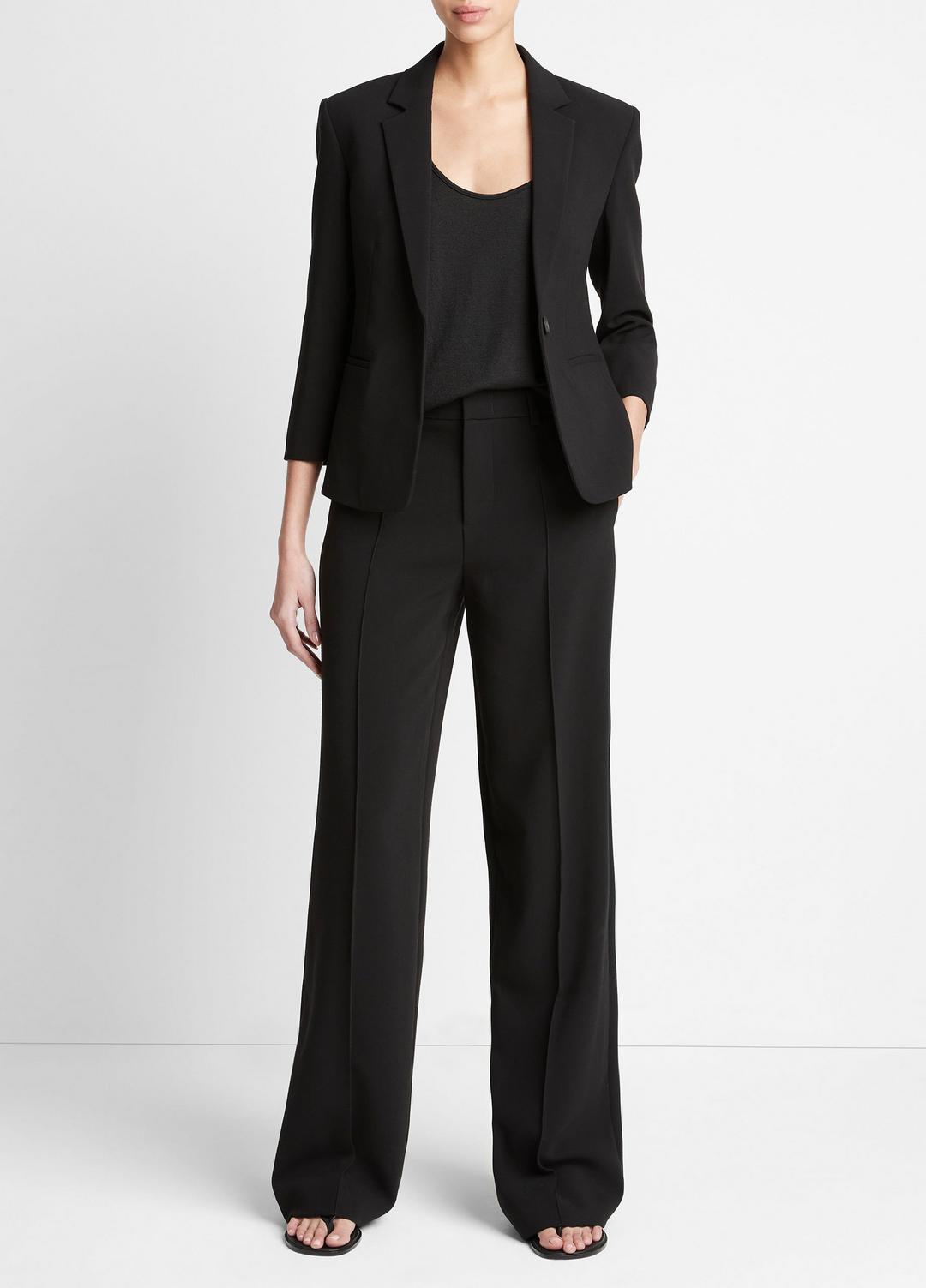 VINCE | Shrunken Blazer in Blazers - BLACK