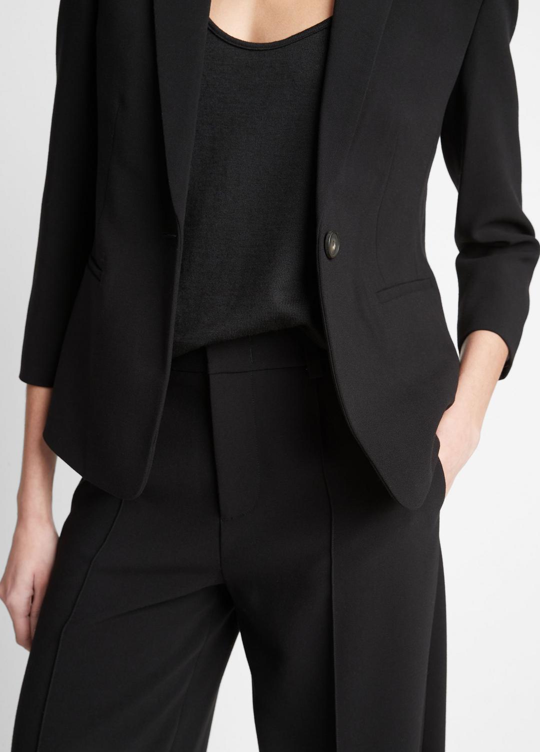 VINCE | Shrunken Blazer in Blazers - BLACK