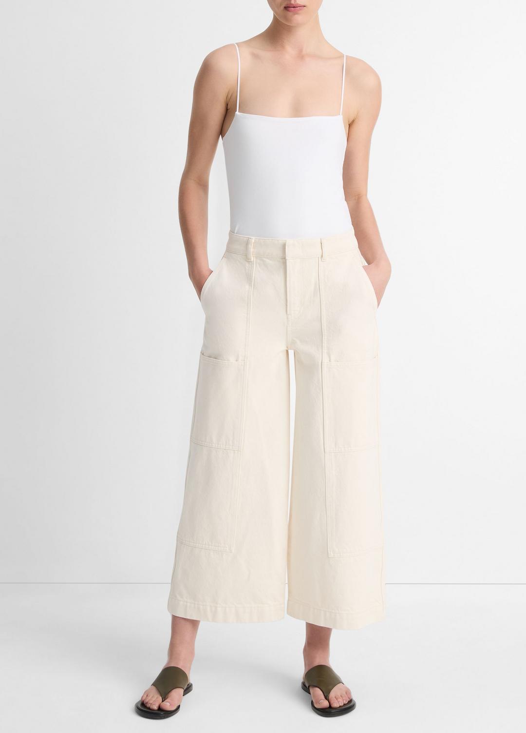 VINCE | Pima Cotton Camisole in Tank Tops - OPTIC WHITE