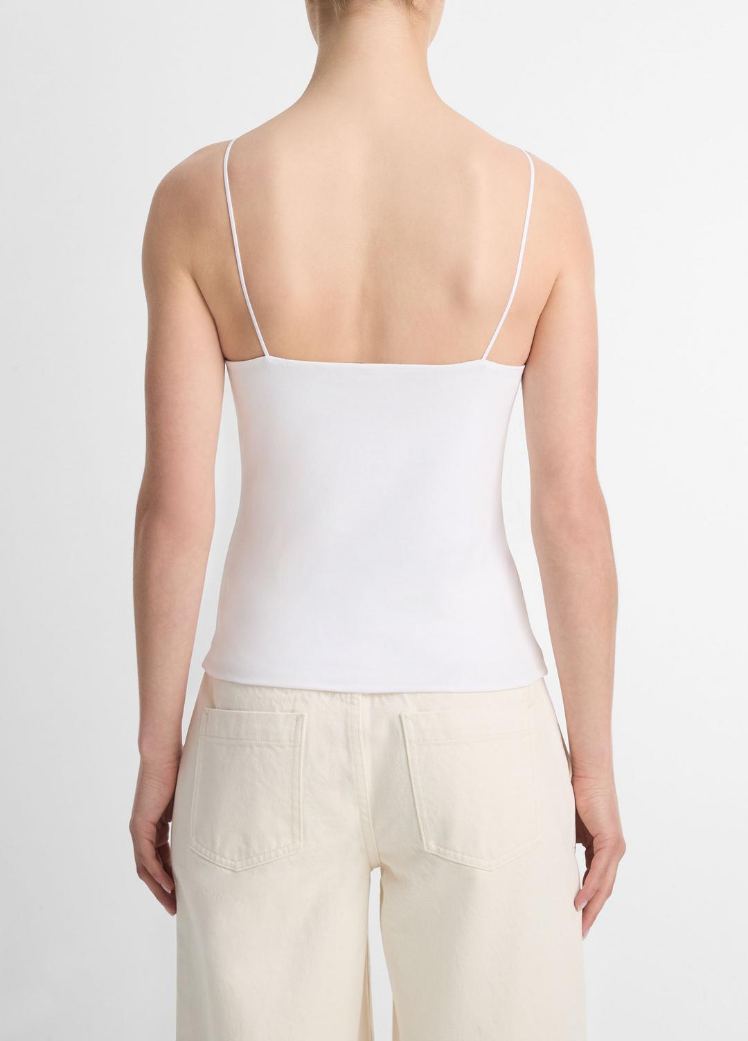 VINCE | Pima Cotton Camisole in Tank Tops - OPTIC WHITE