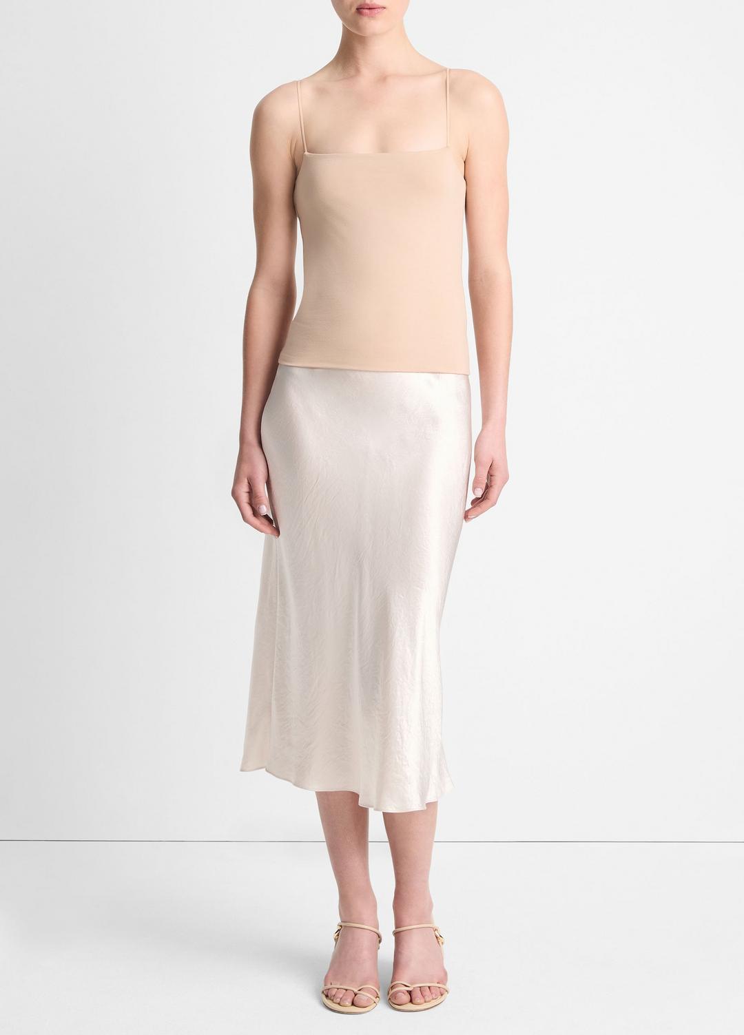 VINCE | Pima Cotton Camisole in Tank Tops - CHAMOIS