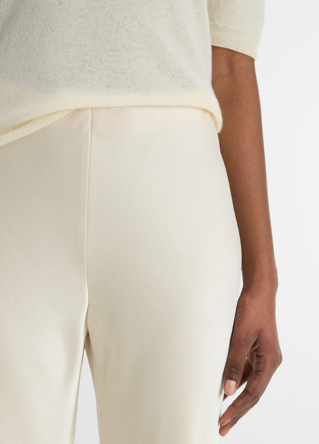 VINCE | Colette High-Rise Fluid Satin Bias Pant in Pants - BONA