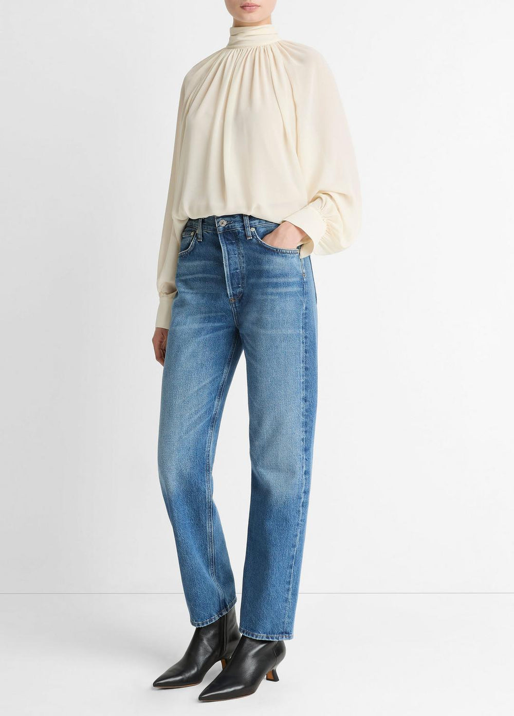 VINCE | Citizens of Humanity Blaine Vintage Straight-Leg Jean in Denim - CHAYA