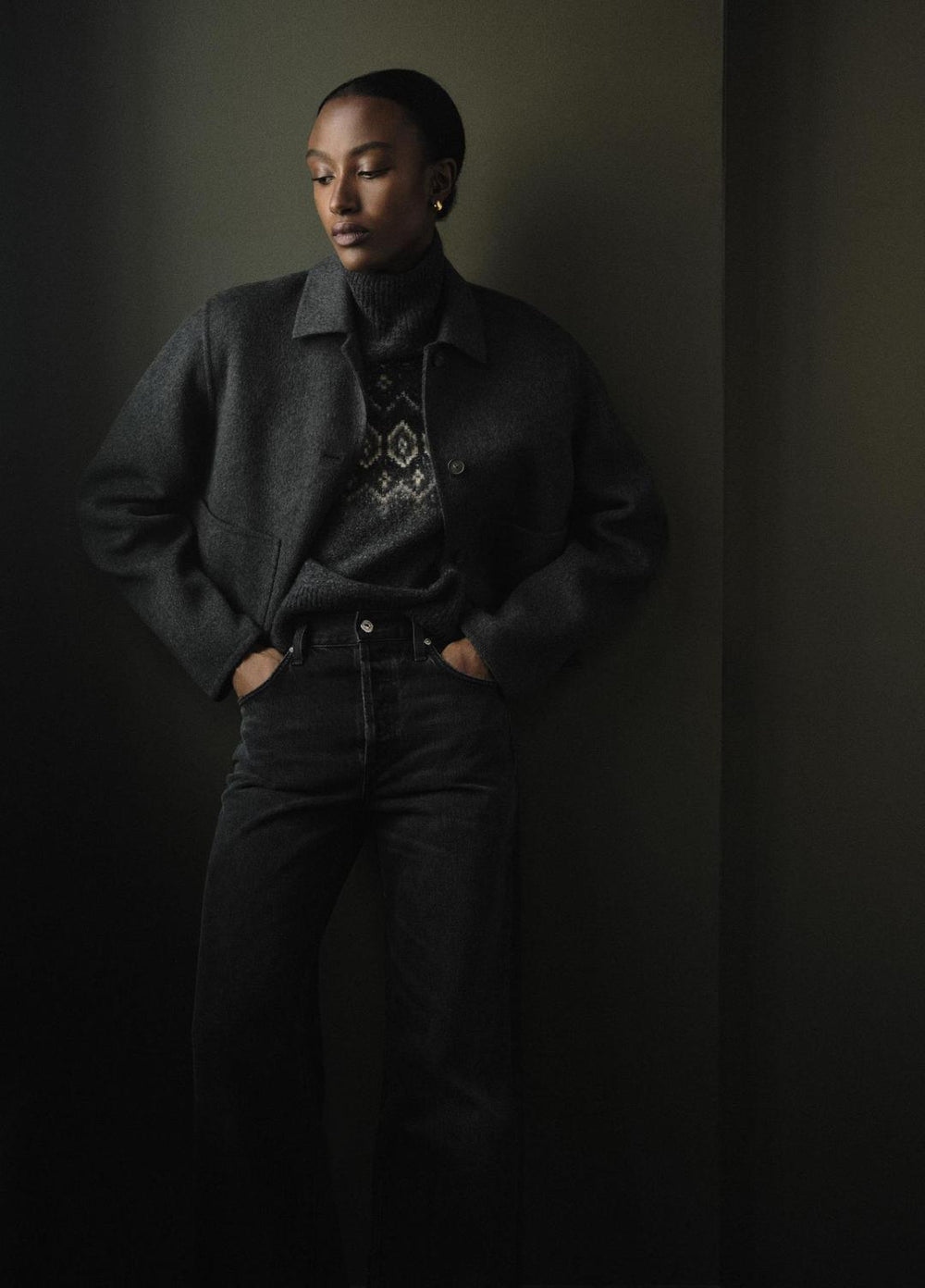 VINCE | Citizens of Humanity Annina Straight-Leg Jean in Denim - JUNO
