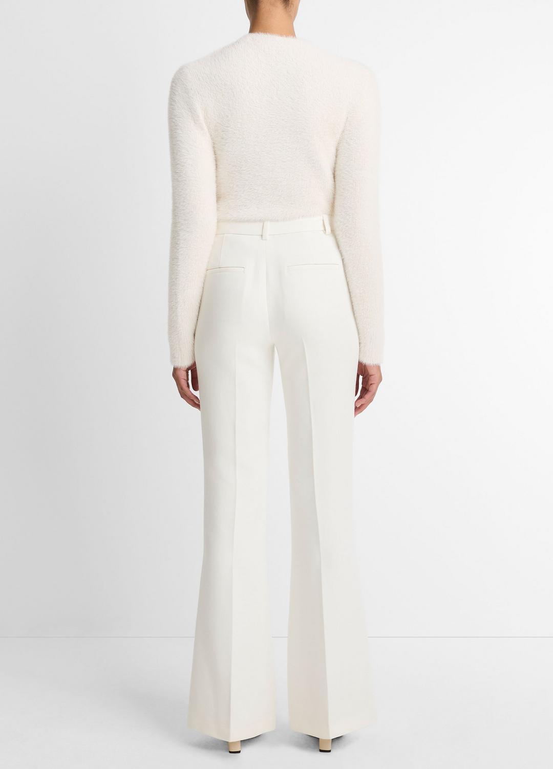 VINCE | Sculptural Flare Trouser in Trousers - OFF WHITE