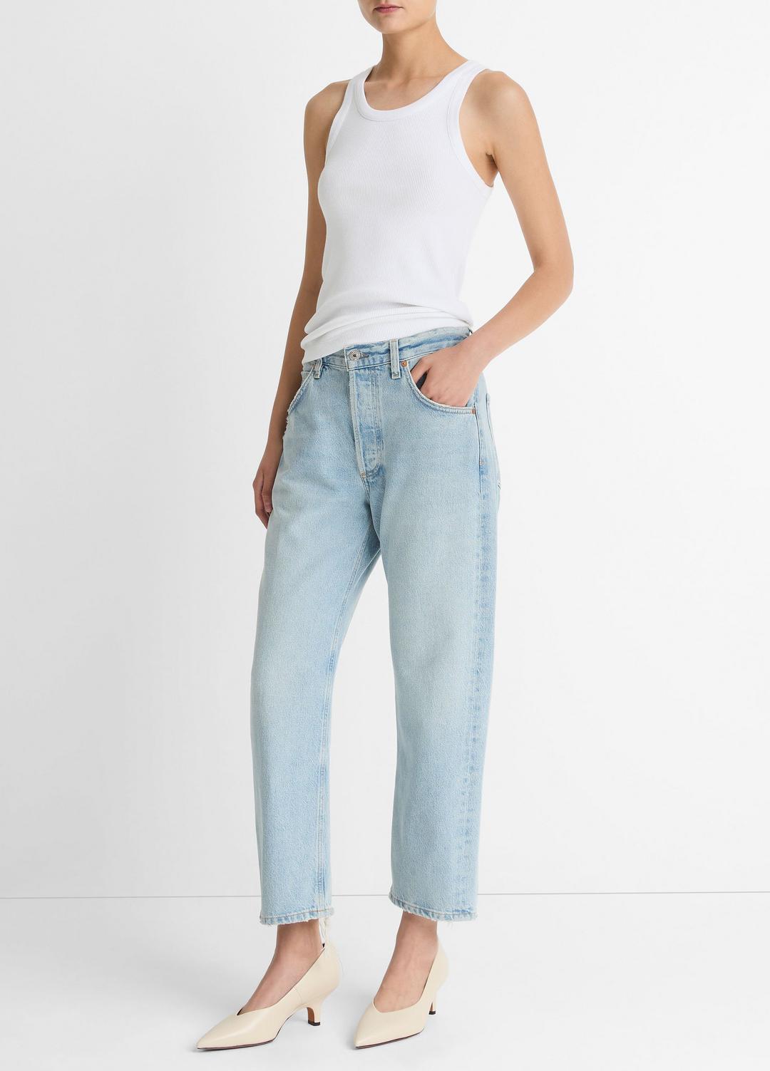 VINCE | Citizens of Humanity Winslow Low-Rise Boyfriend Jean in Denim - BLAIRE