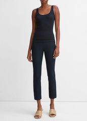 VINCE | Women's Stitch Front Seam Ponte Legging - COASTAL BLUE