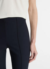 VINCE | Niki Mid-Rise Pintuck Crop Flare Pant in Pants - COASTAL BLUE