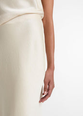 VINCE | Satin Bias Column Skirt in Skirts - BONA