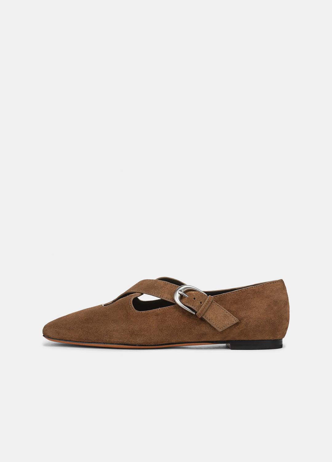 VINCE | Cici Suede Flat in Loafers & Flats - ELMWOOD