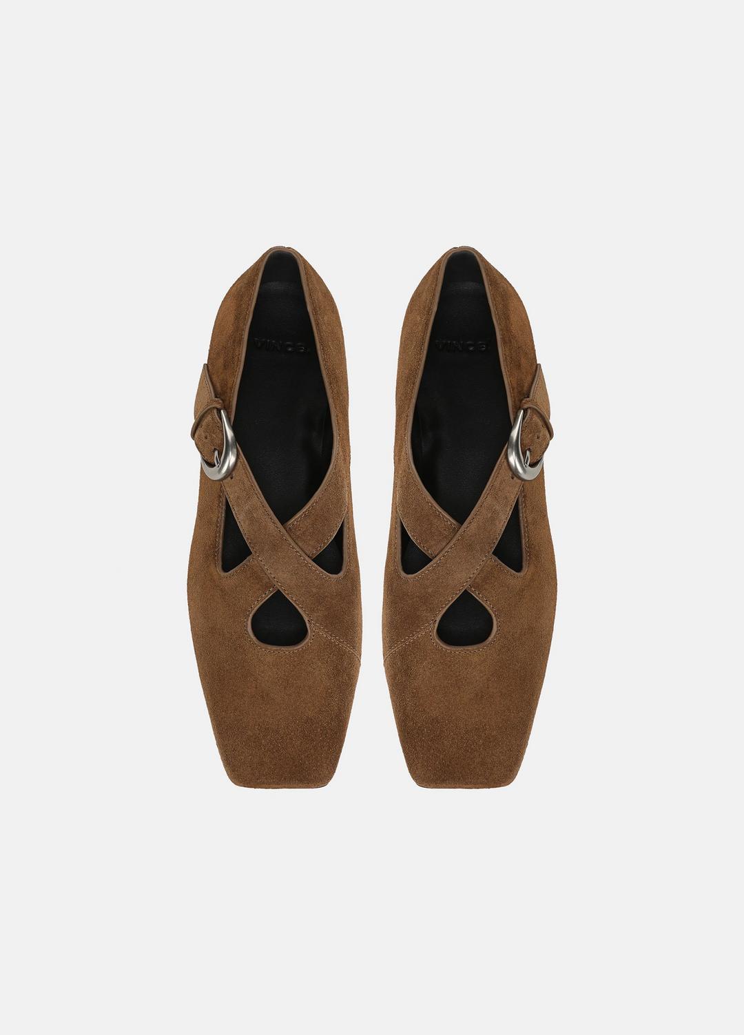 VINCE | Cici Suede Flat in Loafers & Flats - ELMWOOD