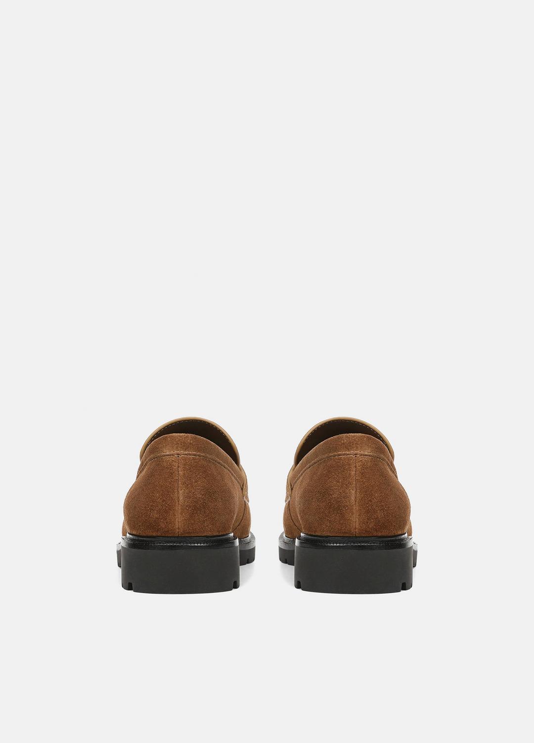 VINCE | Siena Suede Lug-Sole Loafer in Loafers & Flats - ELM WOOD