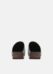 VINCE | Margarita Leather Clog in Loafers & Flats - BLACK