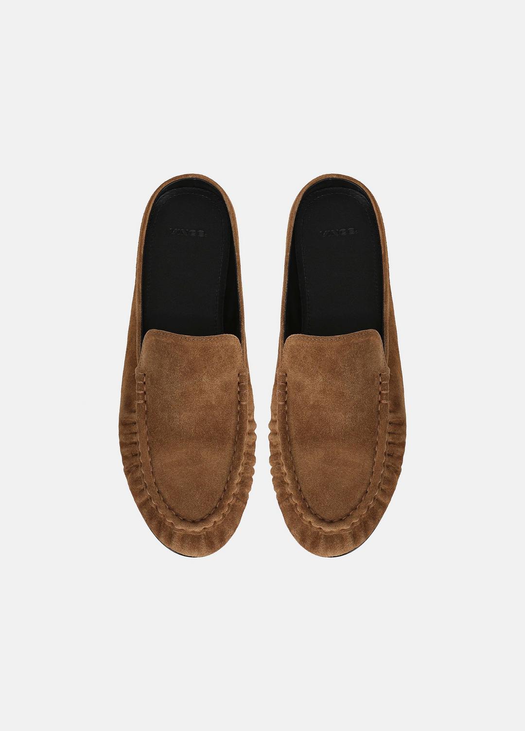 VINCE | Tevin Suede Mule in Loafers & Flats - ELMWOOD
