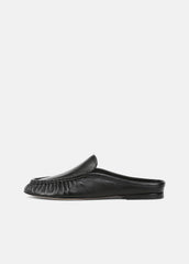 VINCE | Tevin Leather Mule in Loafers & Flats - BLACK