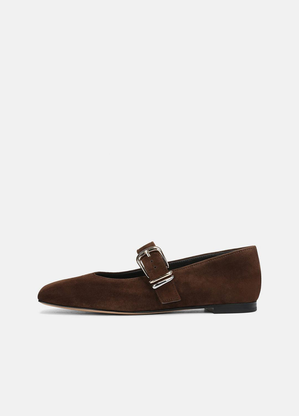 VINCE | Daniela Suede Mary Jane Flat in Loafers & Flats - CLOVE