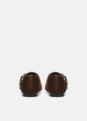 VINCE | Daniela Suede Mary Jane Flat in Loafers & Flats - CLOVE