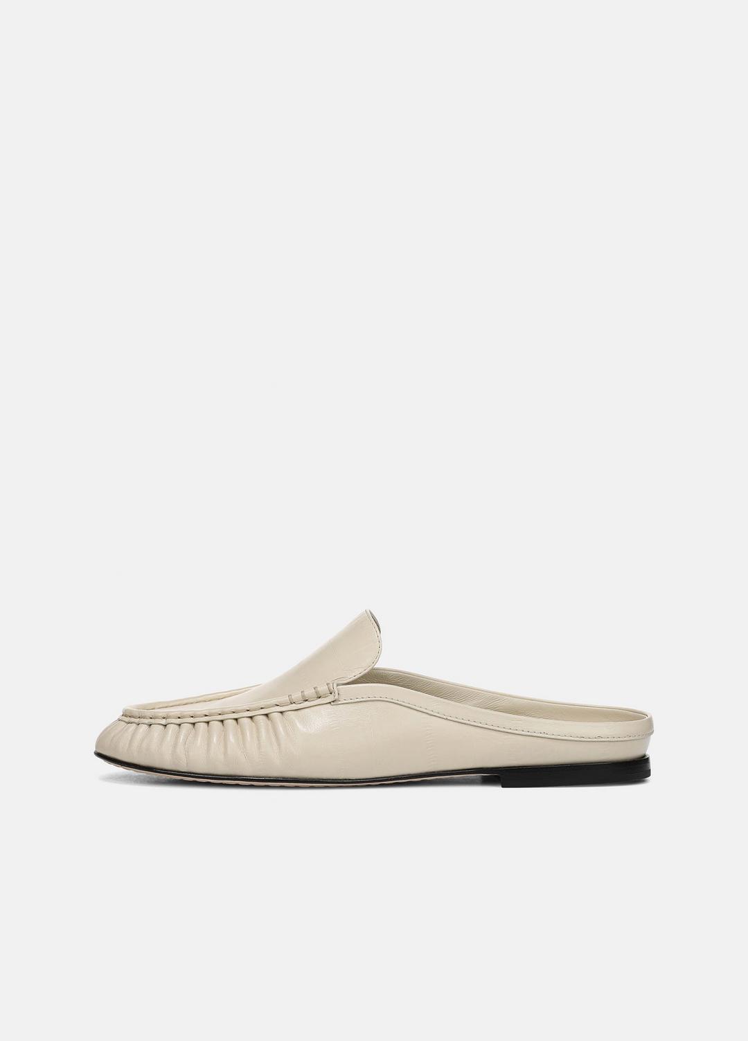 VINCE | Tevin Leather Mule in Loafers & Flats - MOONLIGHT