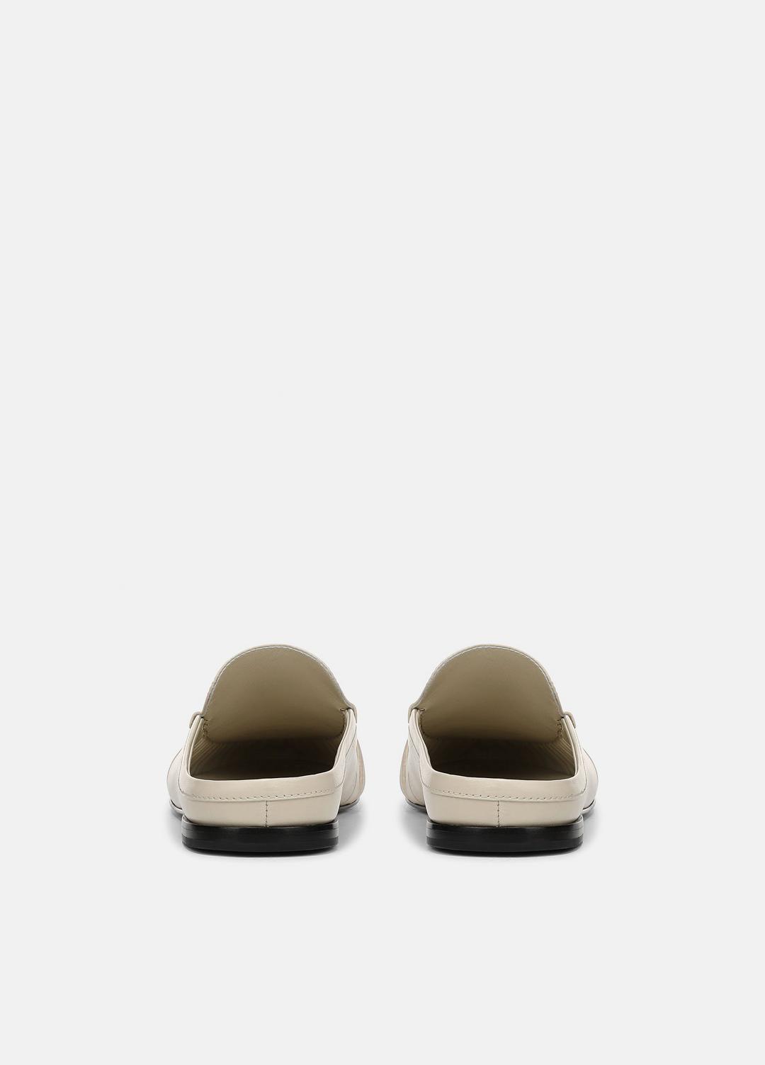 VINCE | Tevin Leather Mule in Loafers & Flats - MOONLIGHT