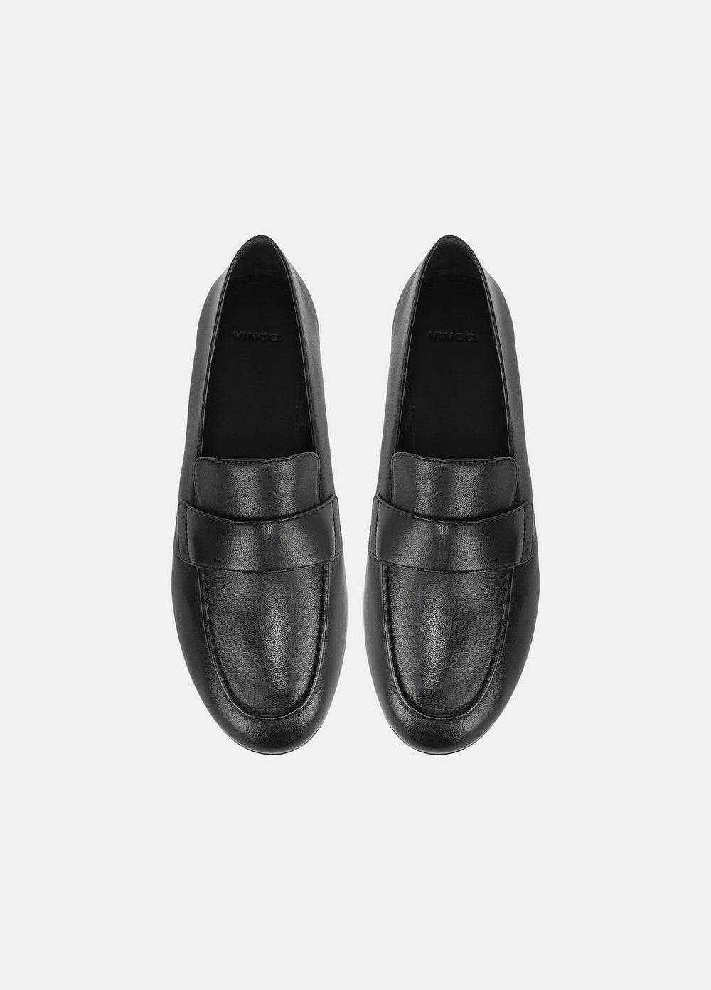VINCE | Tommi Leather Loafer in Loafers & Flats - BLACK