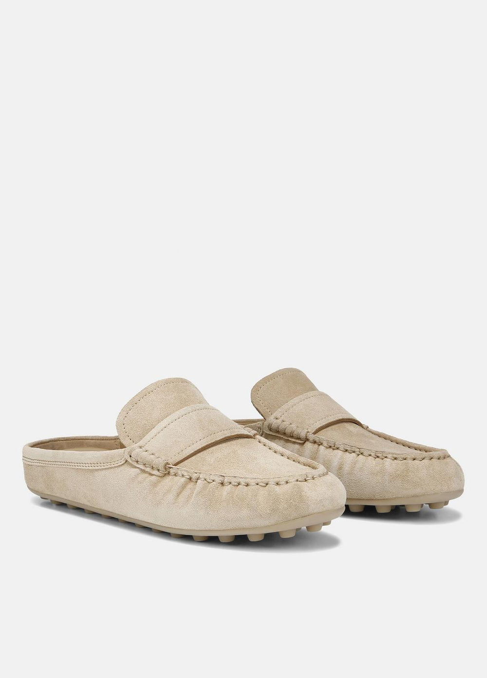 VINCE | Berkley Suede Driver in Loafers & Flats - DUNE