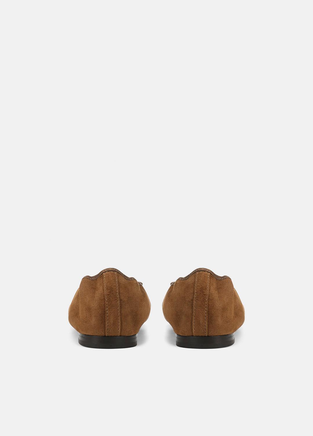 VINCE | Darla Suede Ballet Flat in Loafers & Flats - ELMWOOD