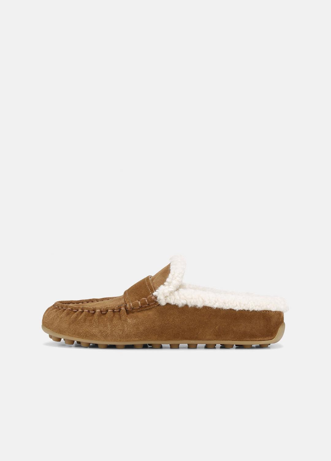 VINCE | Berkley Shearling Driving Mule in Loafers & Flats - ELM WOOD