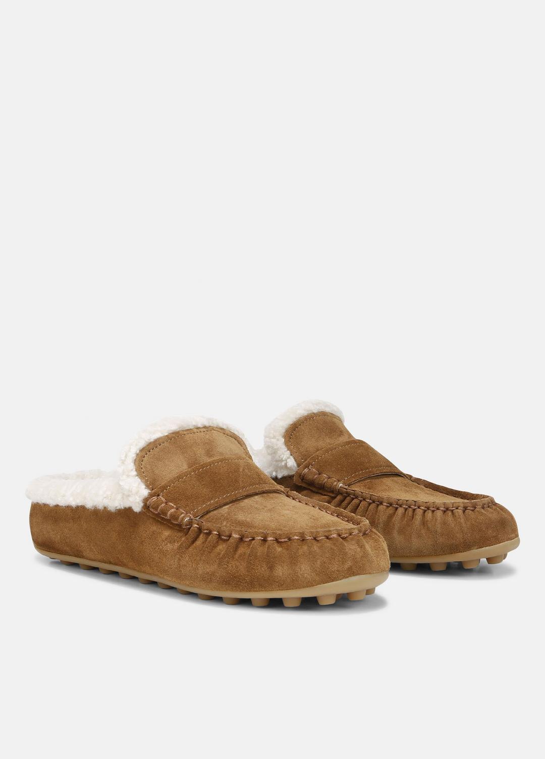 VINCE | Berkley Shearling Driving Mule in Loafers & Flats - ELM WOOD