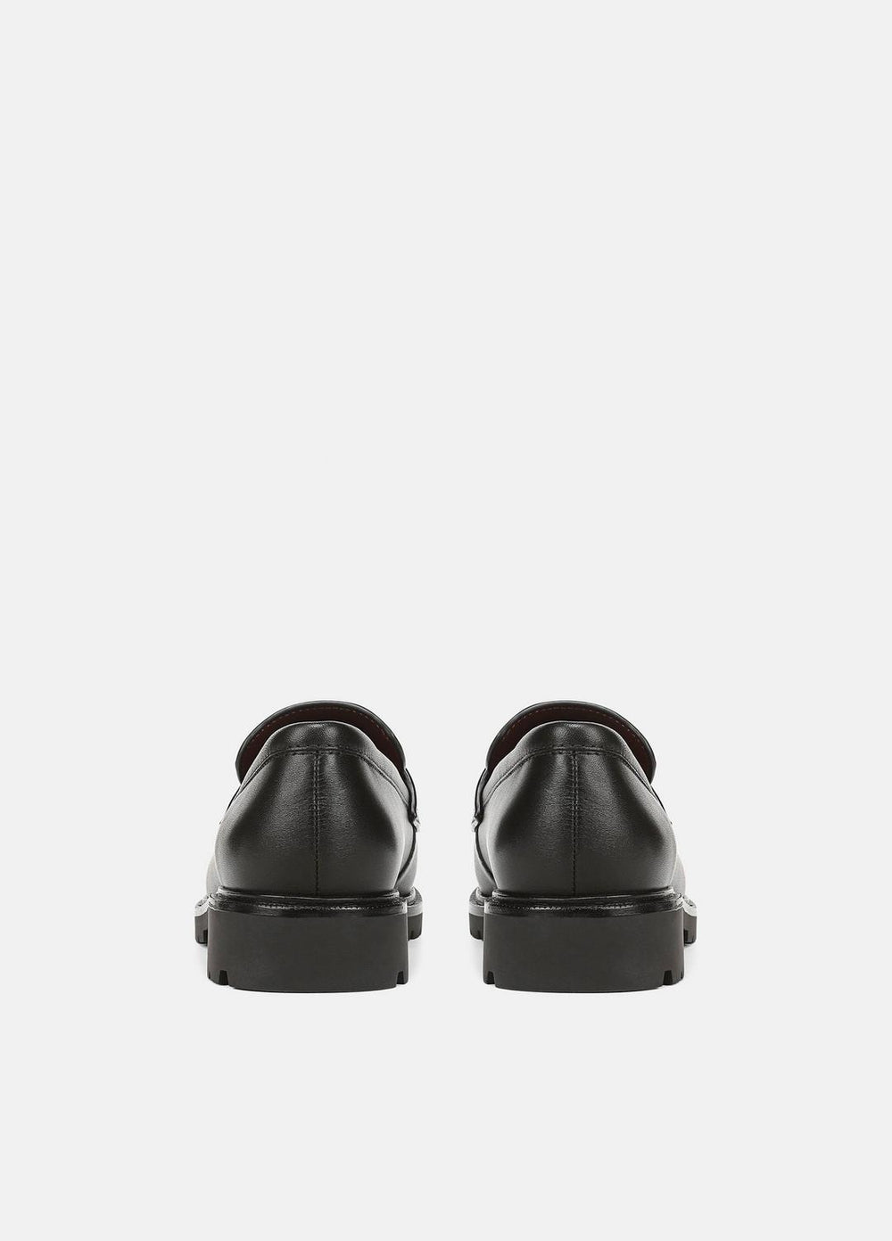 VINCE | Siena Leather Lug-Sole Loafer in Loafers & Flats - BLACK