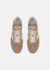 VINCE | Oasis Suede and Leather Runner Sneaker in Sneakers - NEW CAMEL/WHITE FOAM