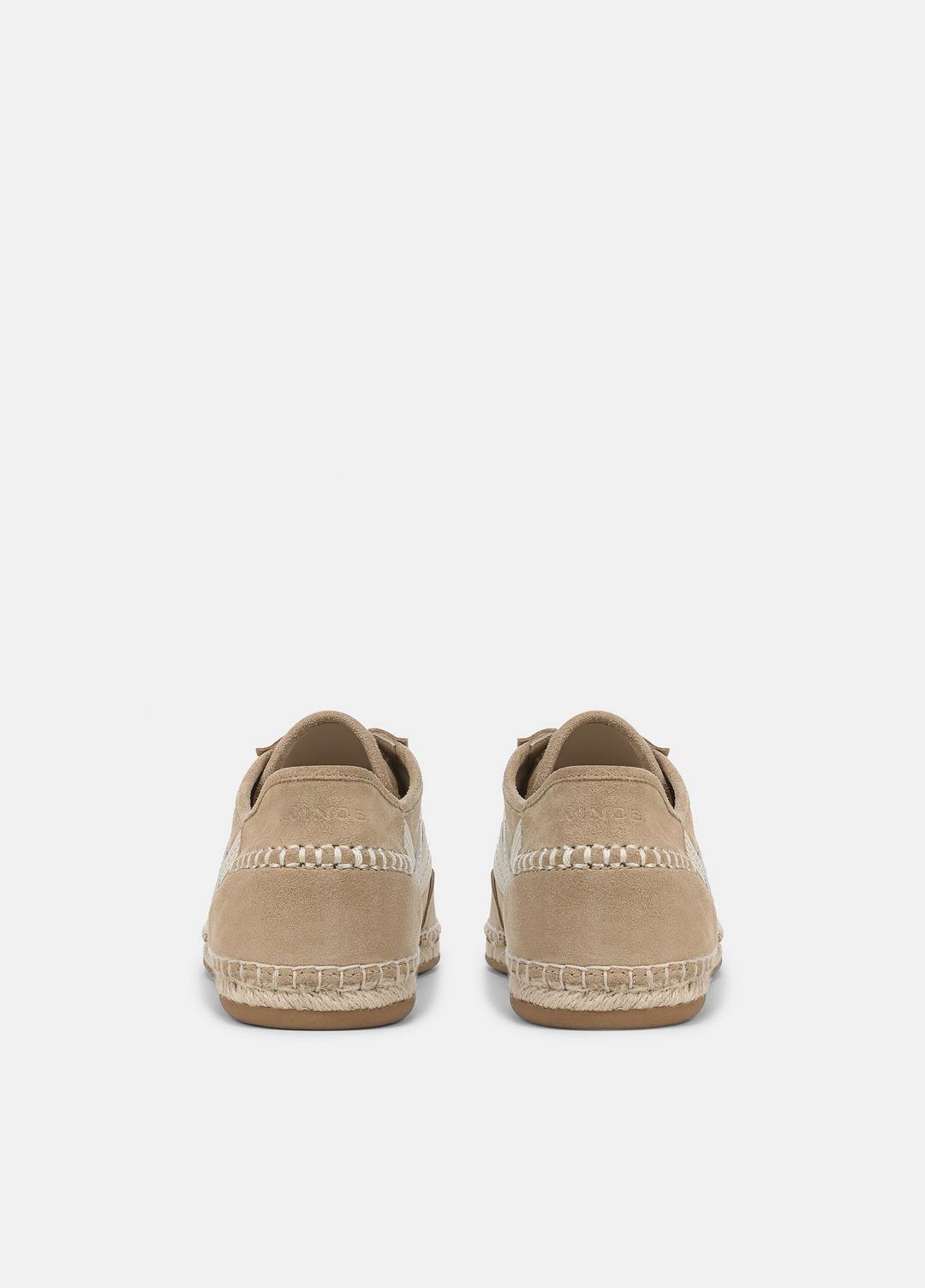 VINCE | Oasis Suede & Leather Espadrille Sneaker in Sneakers - SAND TRAIL