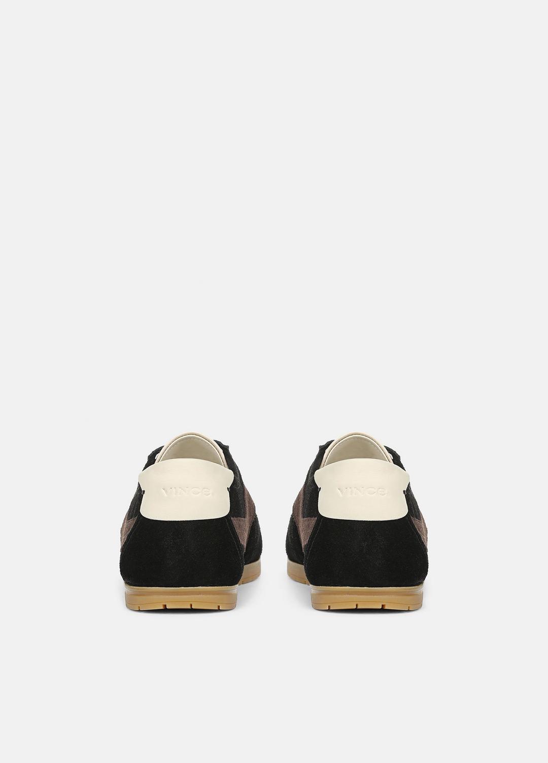 VINCE | LA Suede & Leather Runner Sneaker in Sneakers - BLACK/DARK MOCHA