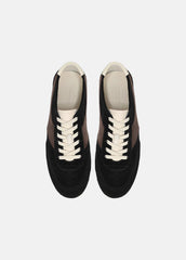 VINCE | LA Suede & Leather Runner Sneaker in Sneakers - BLACK/DARK MOCHA