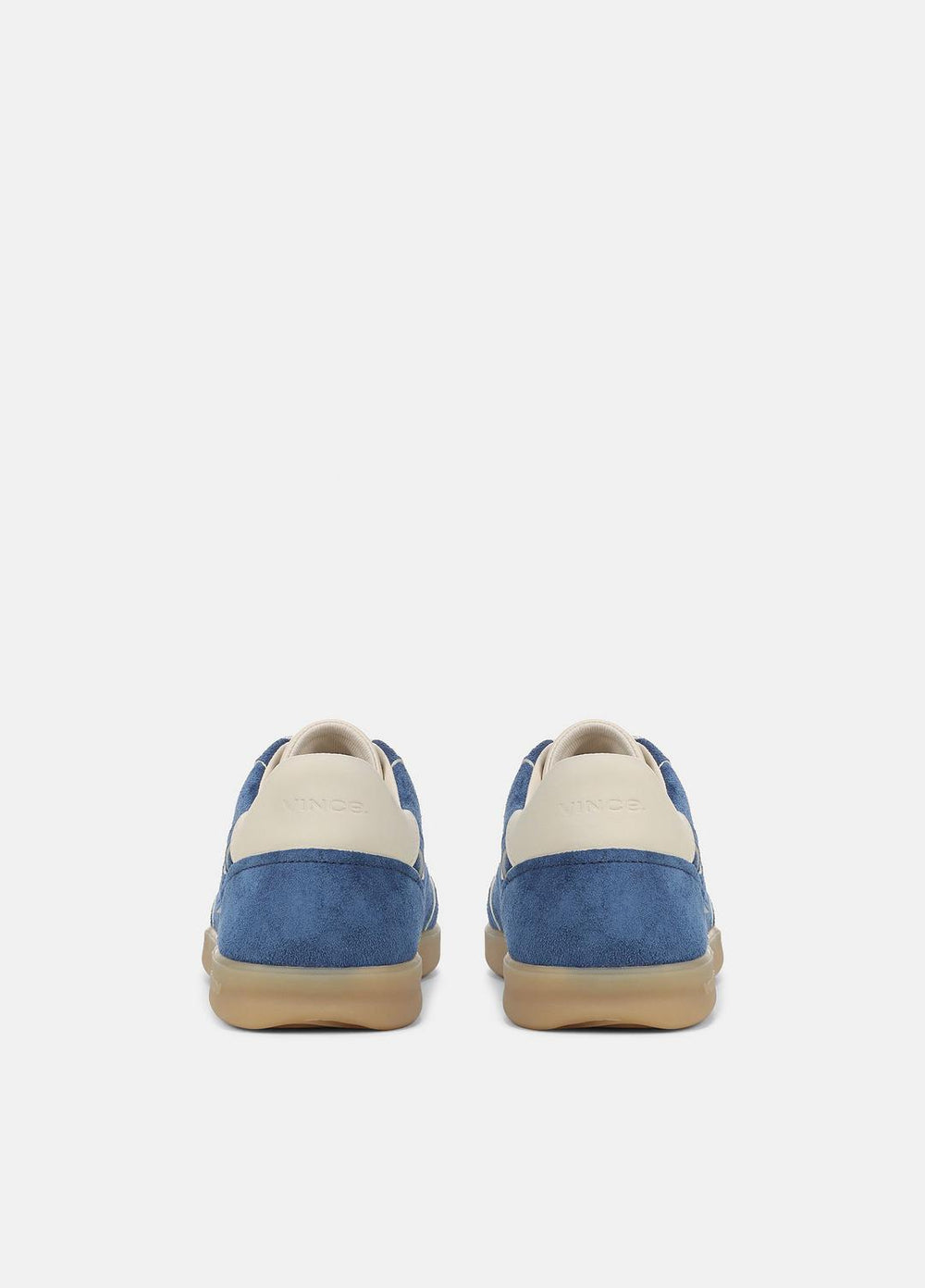 VINCE | Oasis Contrast-Edge Suede Sneaker in Sneakers - INDIGO/FLAX