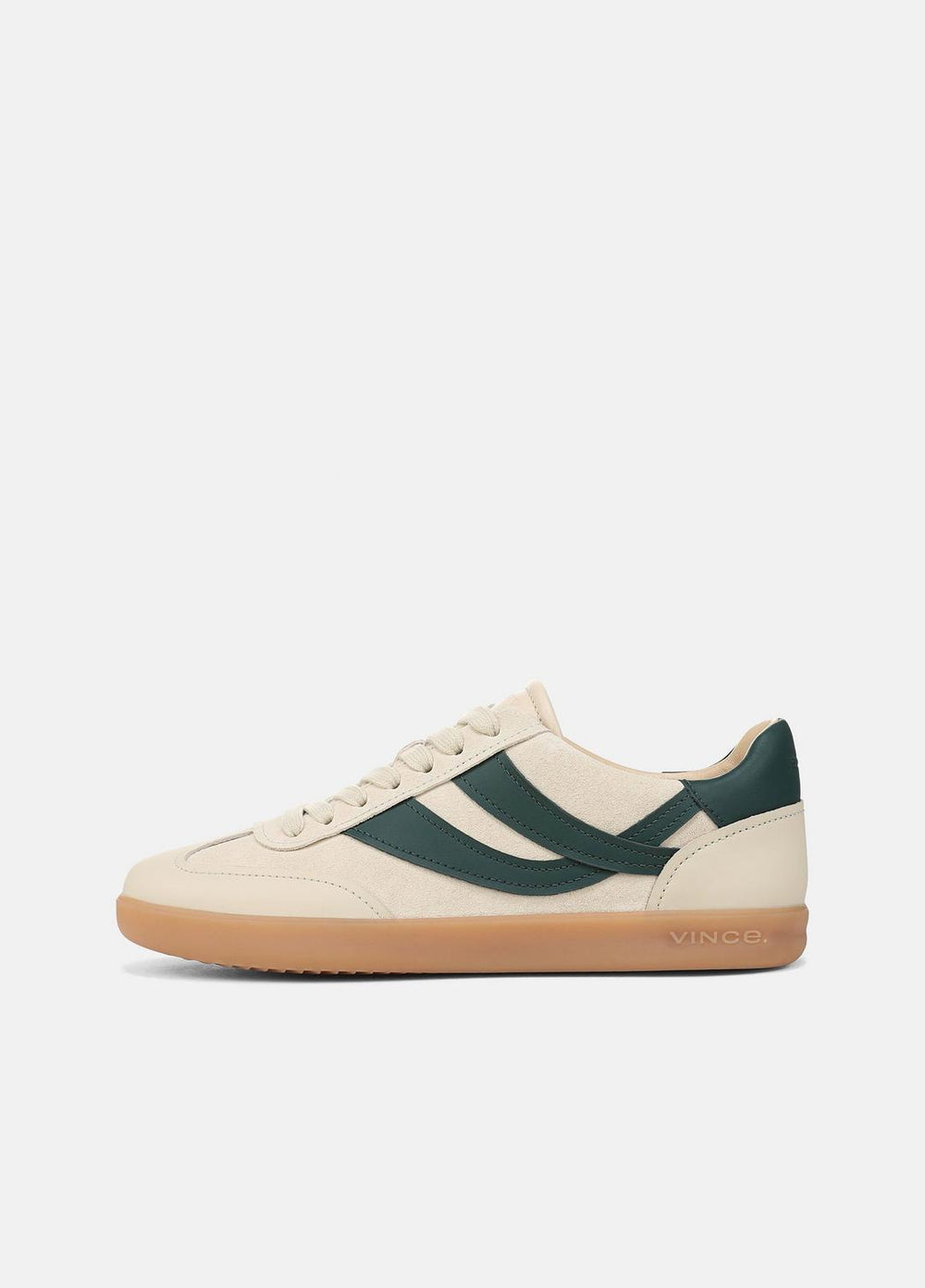 VINCE | Oasis Suede & Leather Runner Sneaker in Sneakers - MACADEMIA/INDIGO