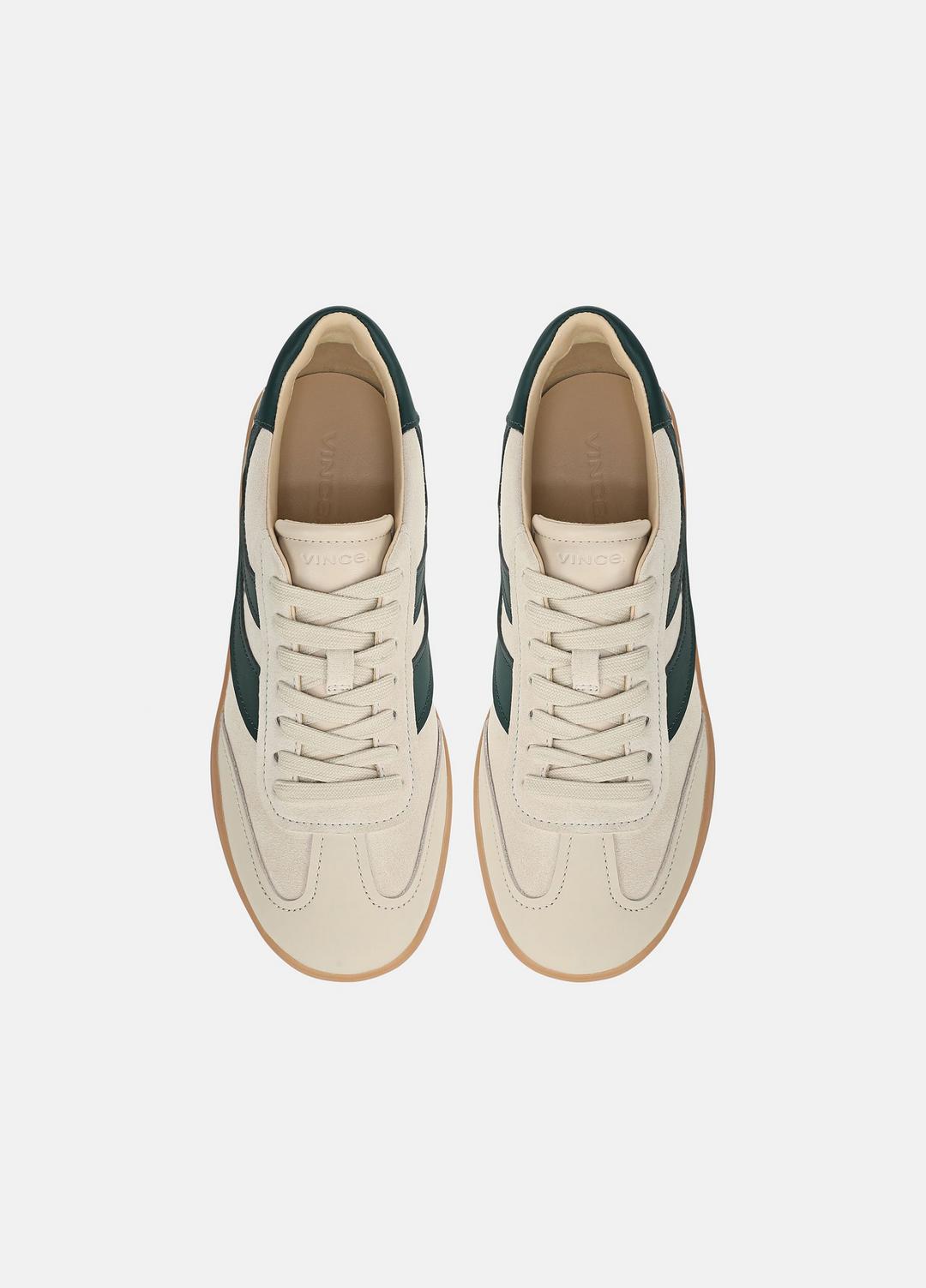 VINCE | Oasis Suede & Leather Runner Sneaker in Sneakers - MACADEMIA/INDIGO