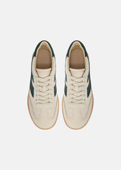 VINCE | Oasis Suede & Leather Runner Sneaker in Sneakers - MACADEMIA/INDIGO