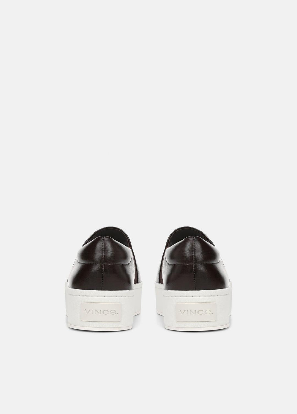 VINCE | Warren Leather Sneaker in Sneakers - GANACHE