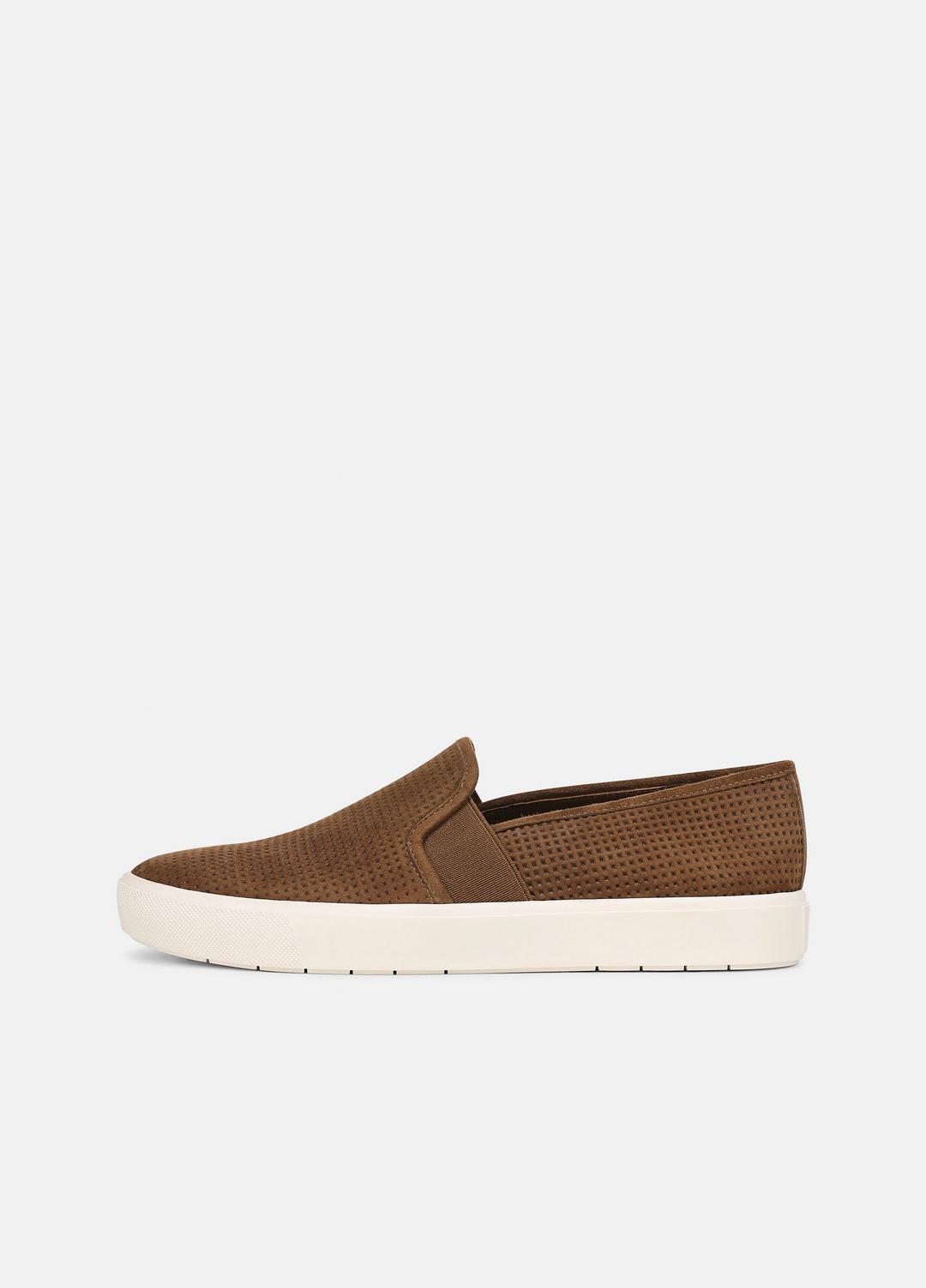 VINCE | Blair Perforated Suede Sneaker in Sneakers - ELMWOOD