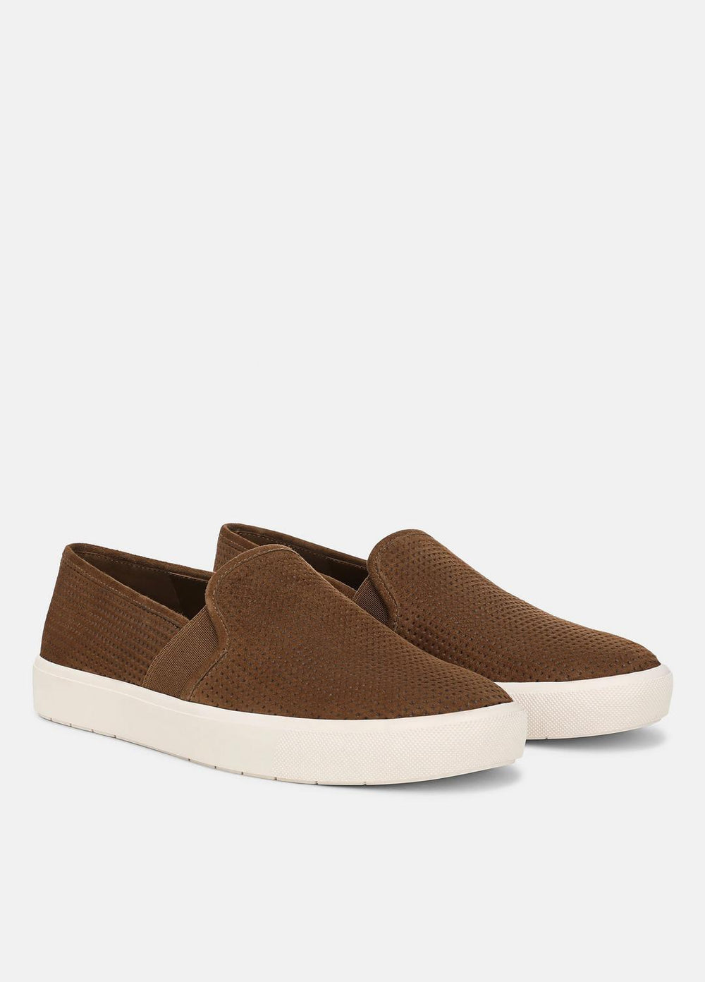 VINCE | Blair Perforated Suede Sneaker in Sneakers - ELMWOOD