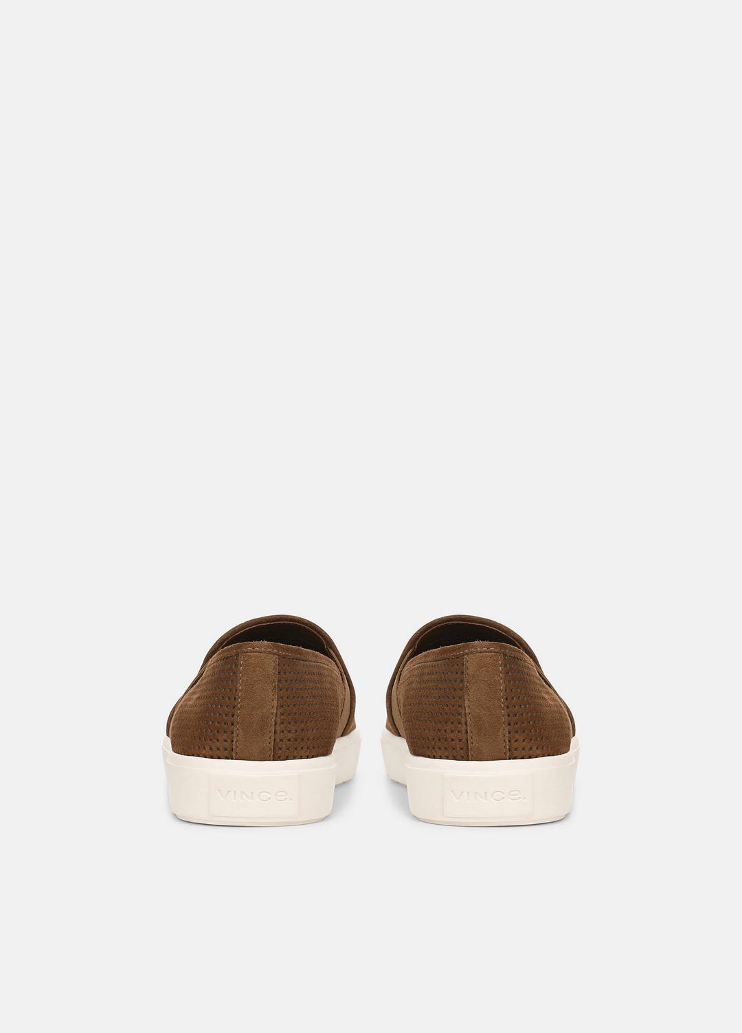 VINCE | Blair Perforated Suede Sneaker in Sneakers - ELMWOOD