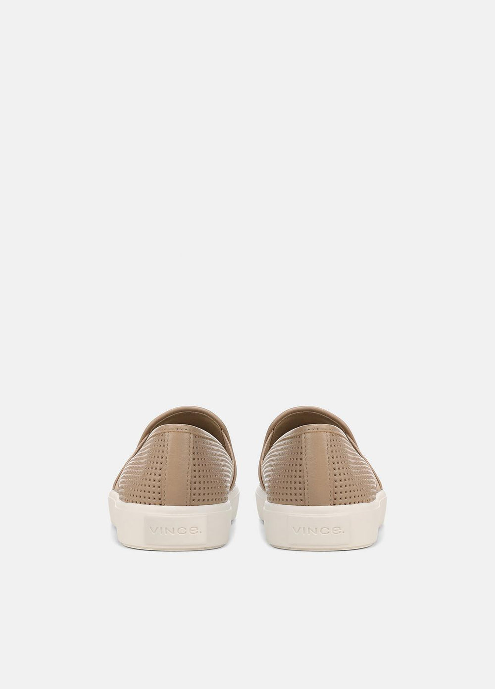 VINCE | Blair Perforated Leather Sneaker in Sneakers - WARM ALMOND
