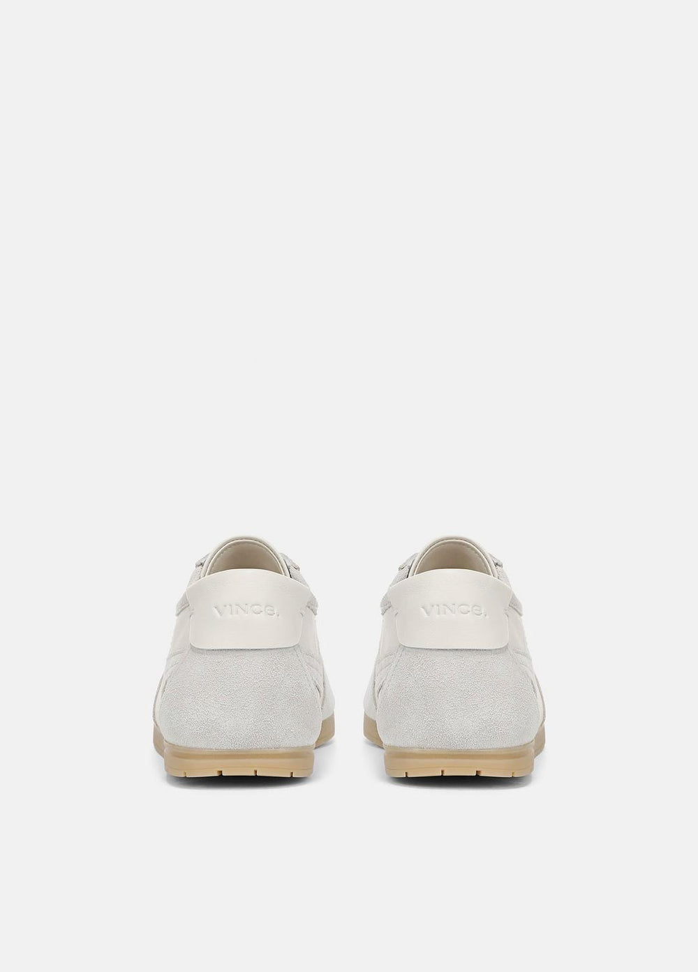 VINCE | LA Leather & Suede Runner Sneaker in Sneakers - HORCHATA/PEBBLE WHITE