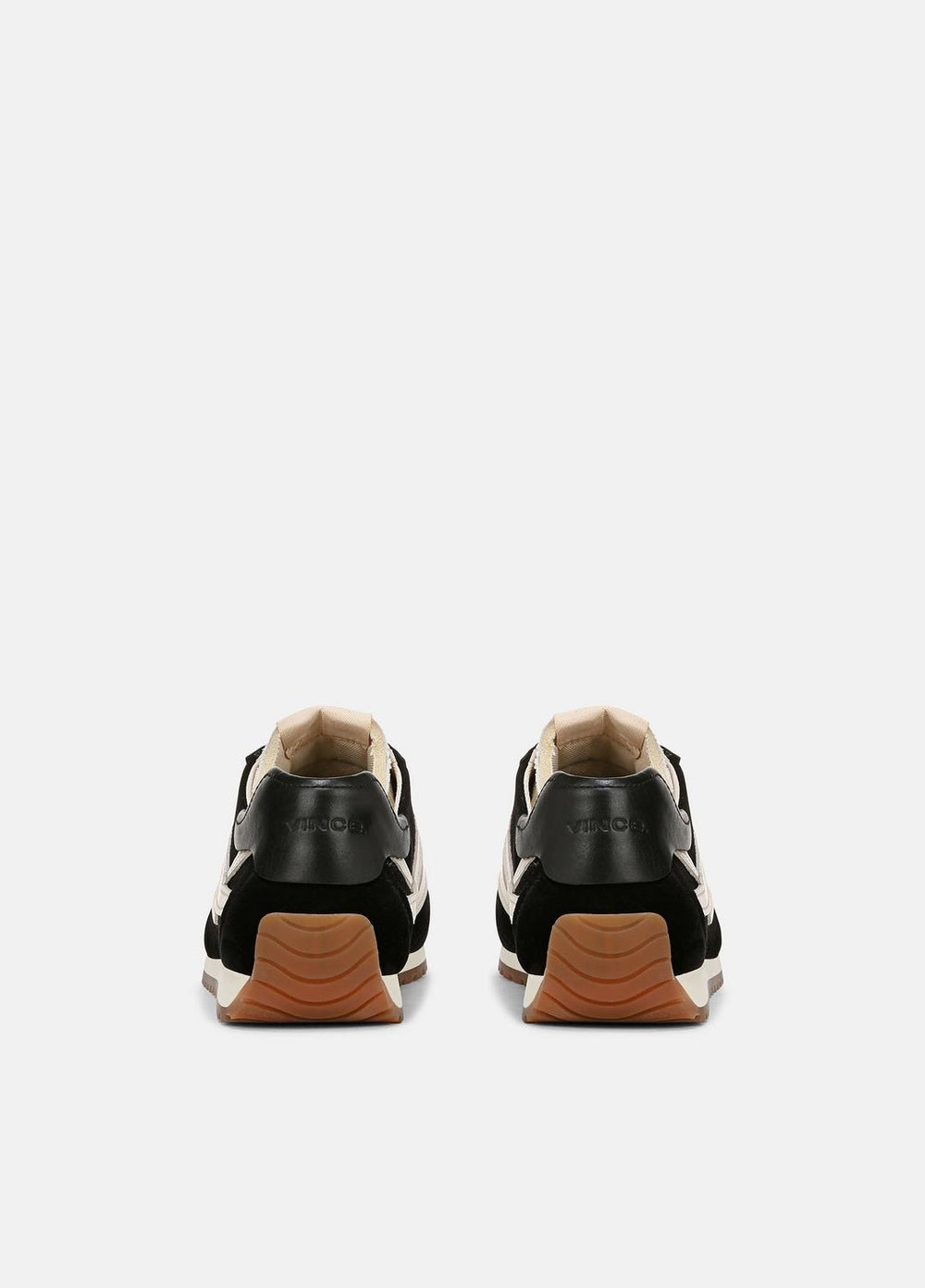 VINCE | Oasis Suede and Leather Runner Sneaker in Sneakers - BLACK
