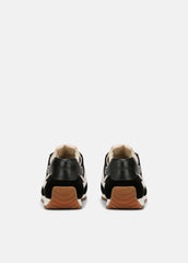 VINCE | Oasis Suede and Leather Runner Sneaker in Sneakers - BLACK