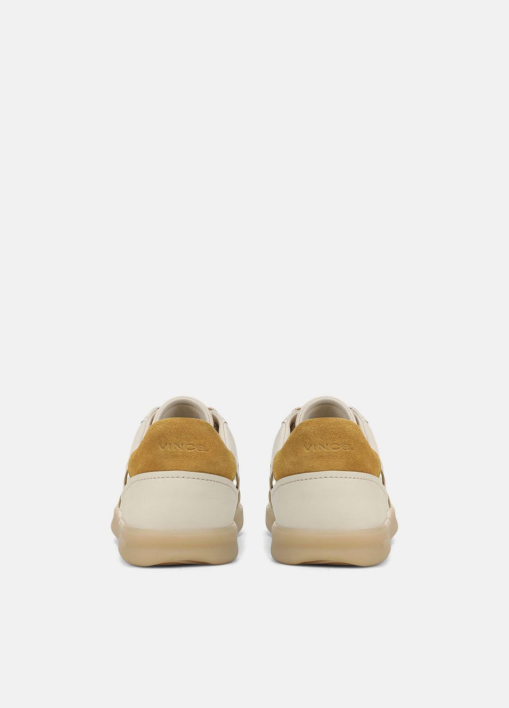 VINCE | Oasis Contrast-Edge Leather & Suede Sneaker in Sneakers - MOONLIGHT/GOLDEN DESERT