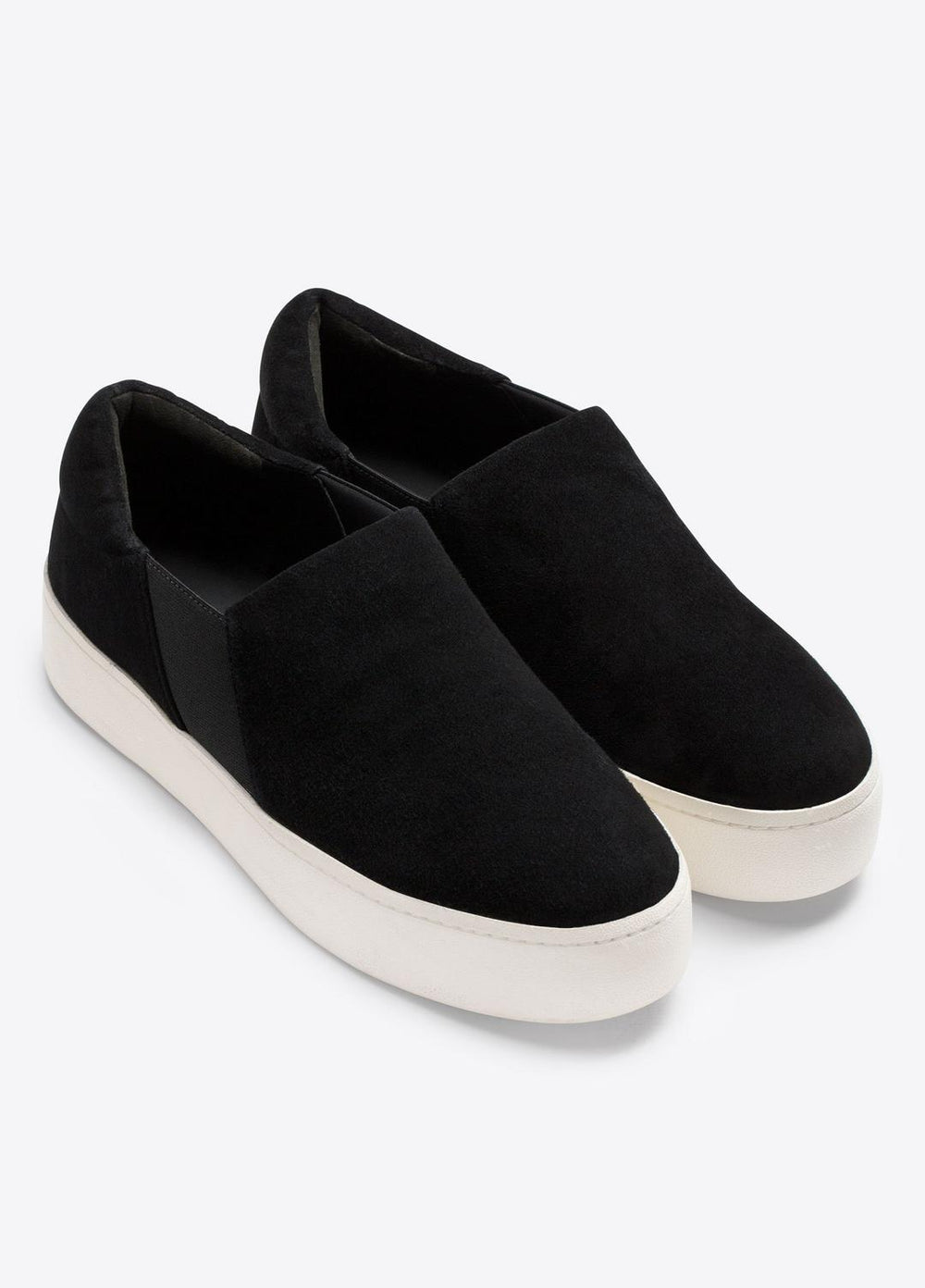 VINCE | Suede Warren Sneaker in Sneakers - BLACK